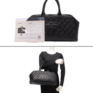 Chanel Mini Boston Bag Caviar Leather